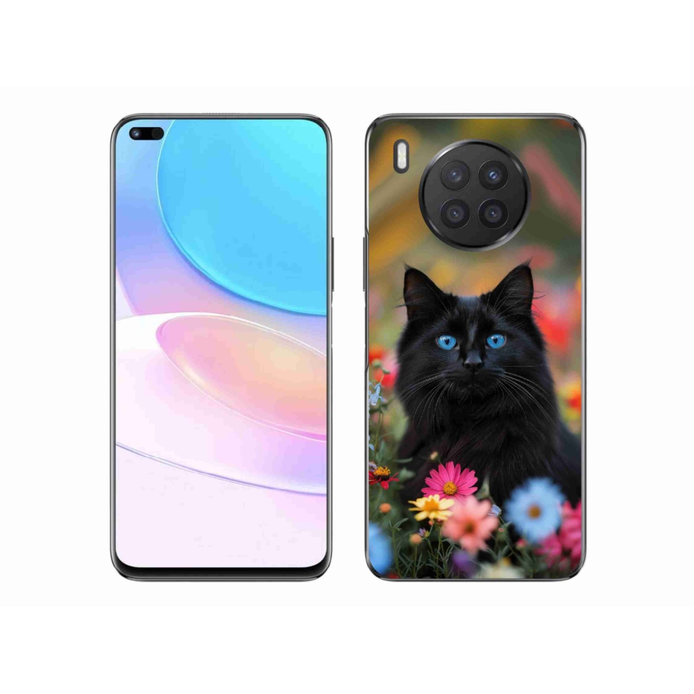 Gelový kryt mmCase na Honor 50 Lite - černé kotě 4