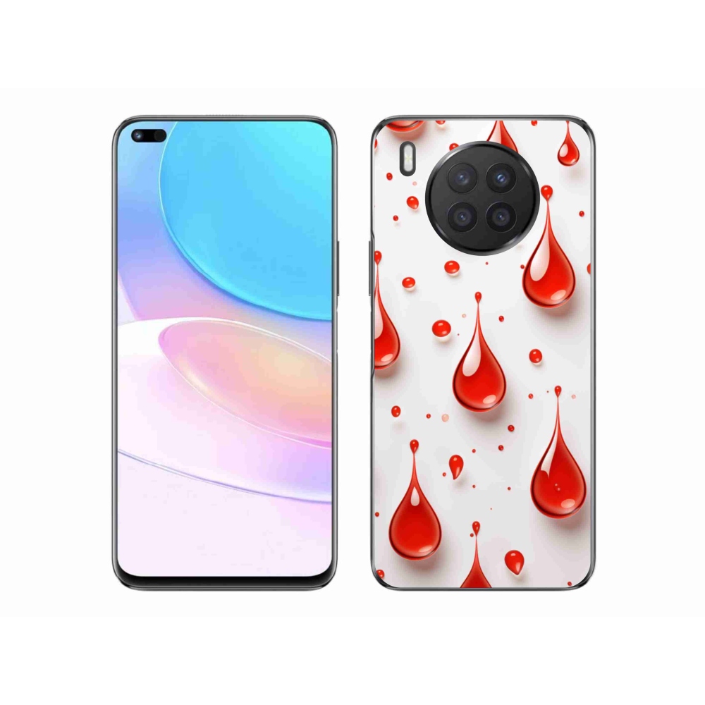 Gelový kryt mmCase na Honor 50 Lite - červené kapky