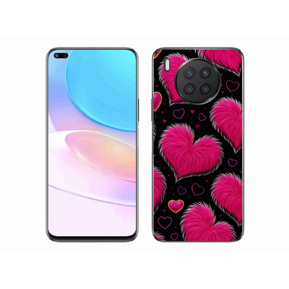 Gelový kryt mmCase na Honor 50 Lite - hebká srdce
