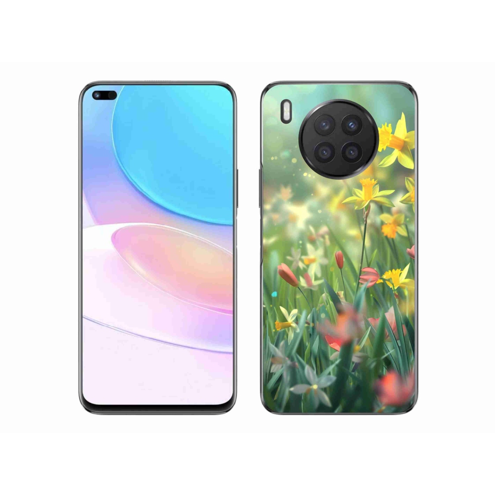 Gelový kryt mmCase na Honor 50 Lite - jarní květy
