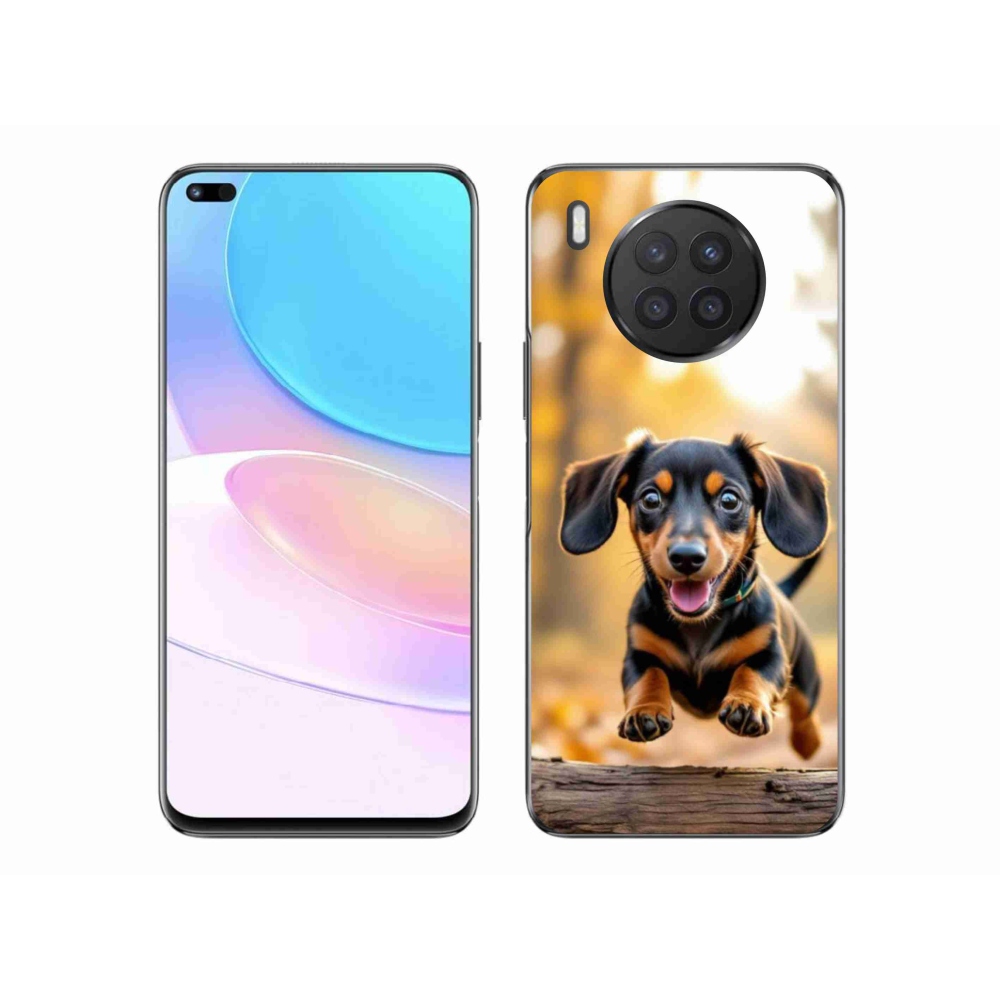 Gelový kryt mmCase na Honor 50 Lite - jezevčík 2