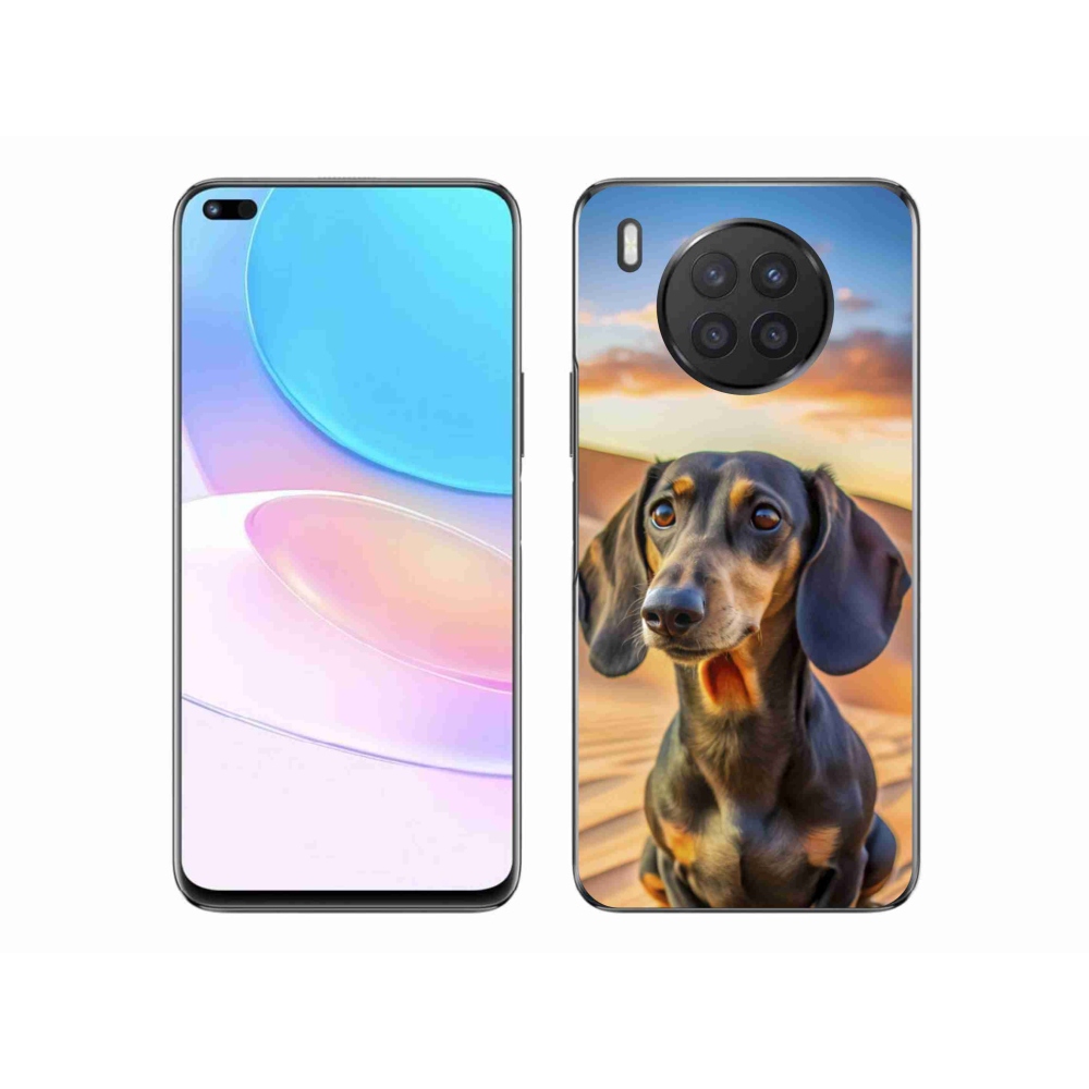 Gelový kryt mmCase na Honor 50 Lite - jezevčík 3 