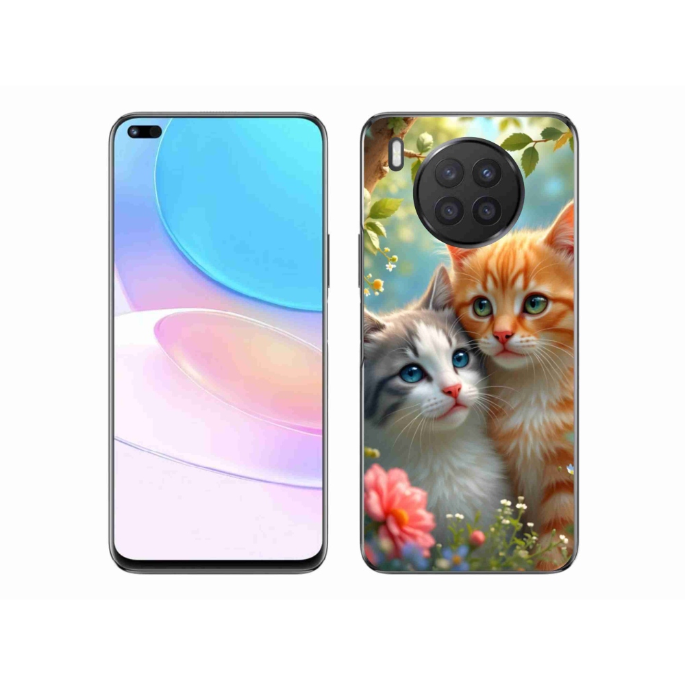 Gelový kryt mmCase na Honor 50 Lite - kočičí láska 2
