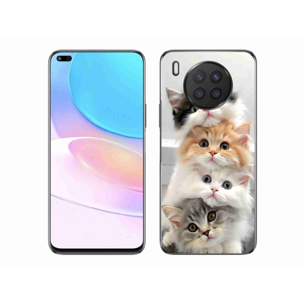 Gelový kryt mmCase na Honor 50 Lite - kočičí parta