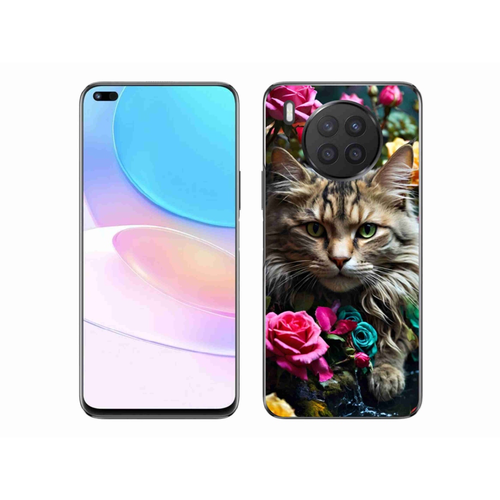 Gelový kryt mmCase na Honor 50 Lite - kočíčí pohled 2
