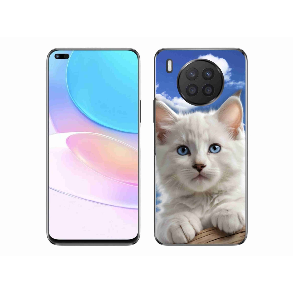 Gelový kryt mmCase na Honor 50 Lite - kotě a oblaka