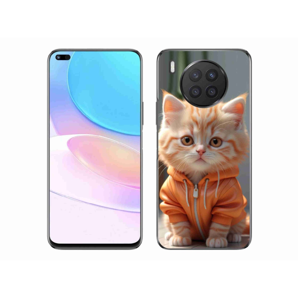 Gelový kryt mmCase na Honor 50 Lite - kotě v mikině