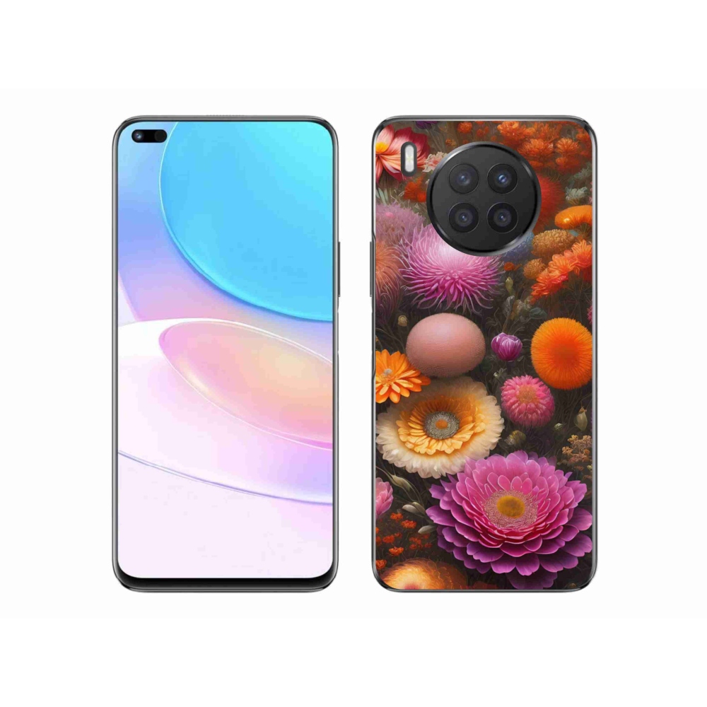 Gelový kryt mmCase na Honor 50 Lite - květinová kompozice