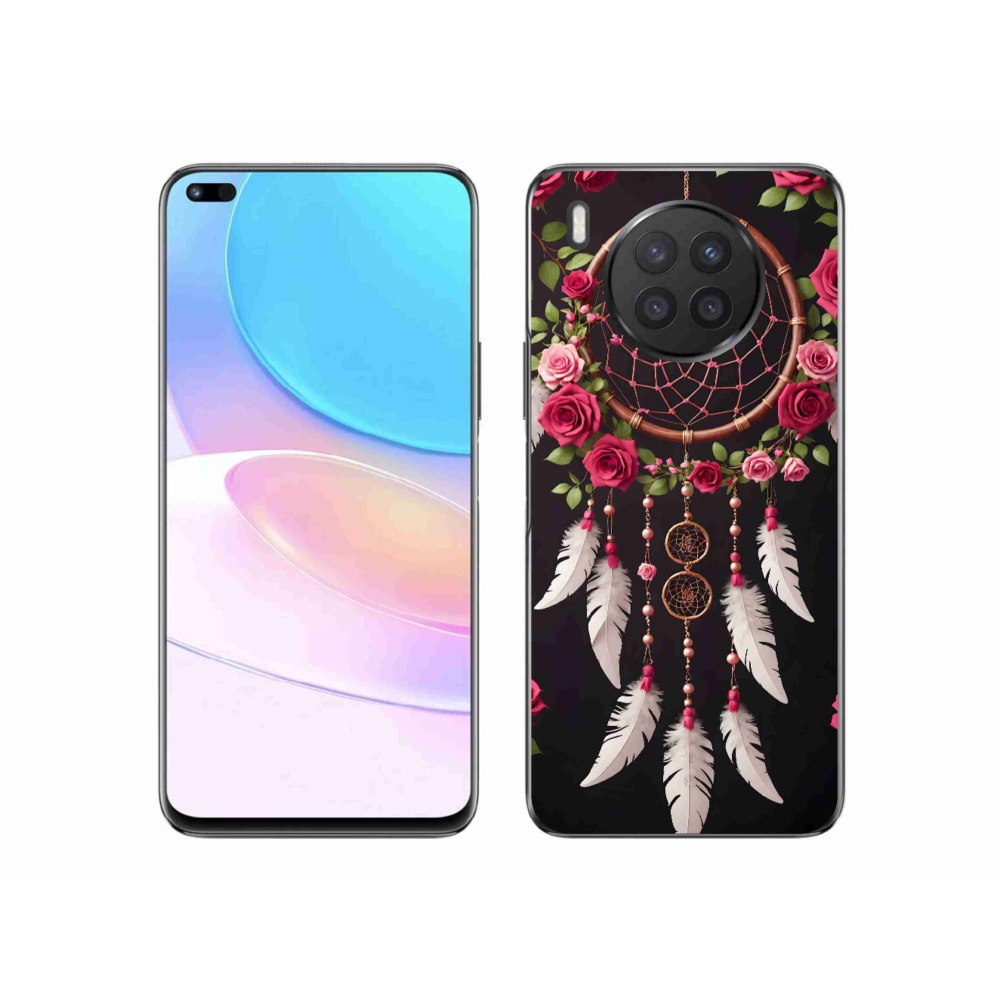 Gelový kryt mmCase na Honor 50 Lite - lapač snů s růžemi