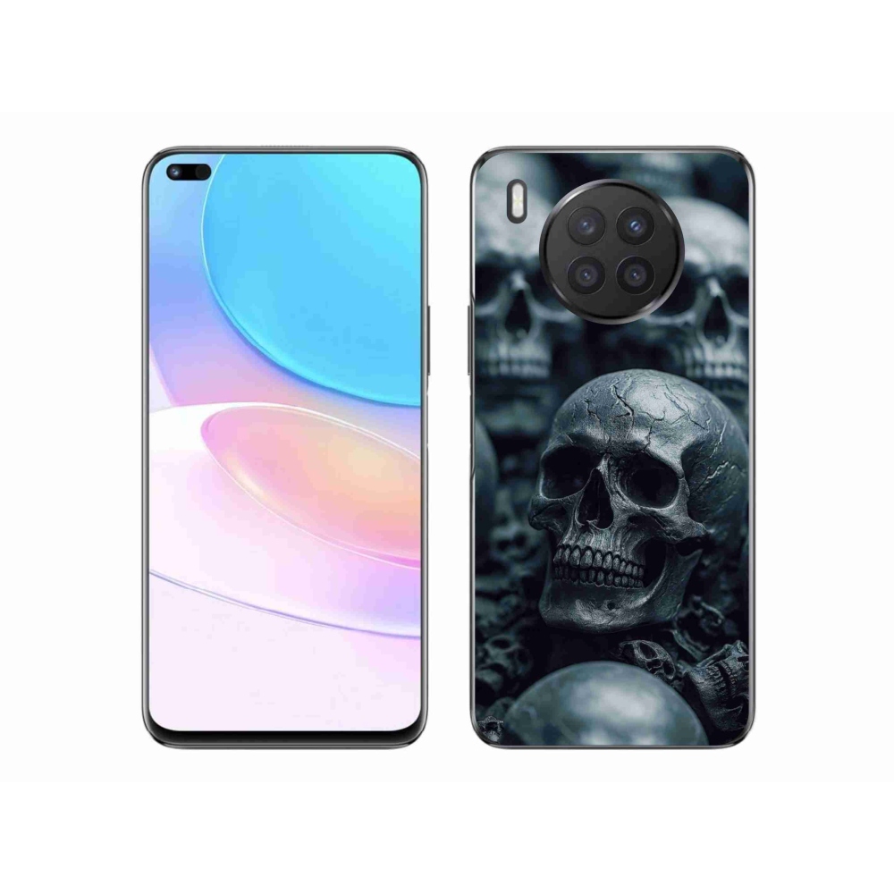 Gelový kryt mmCase na Honor 50 Lite - lebka 2