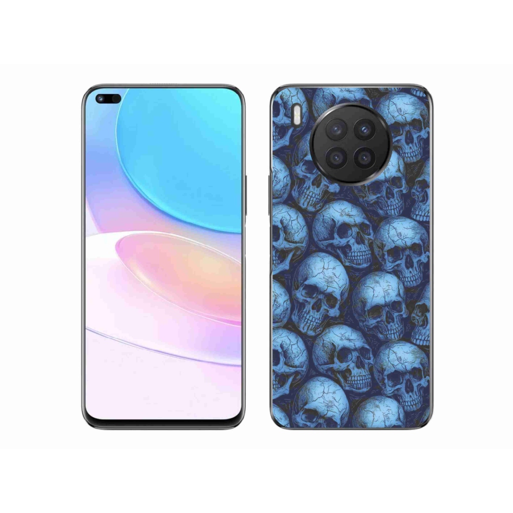 Gelový kryt mmCase na Honor 50 Lite - lebky