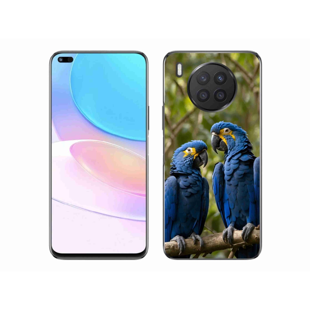 Gelový kryt mmCase na Honor 50 Lite - papouščí duo
