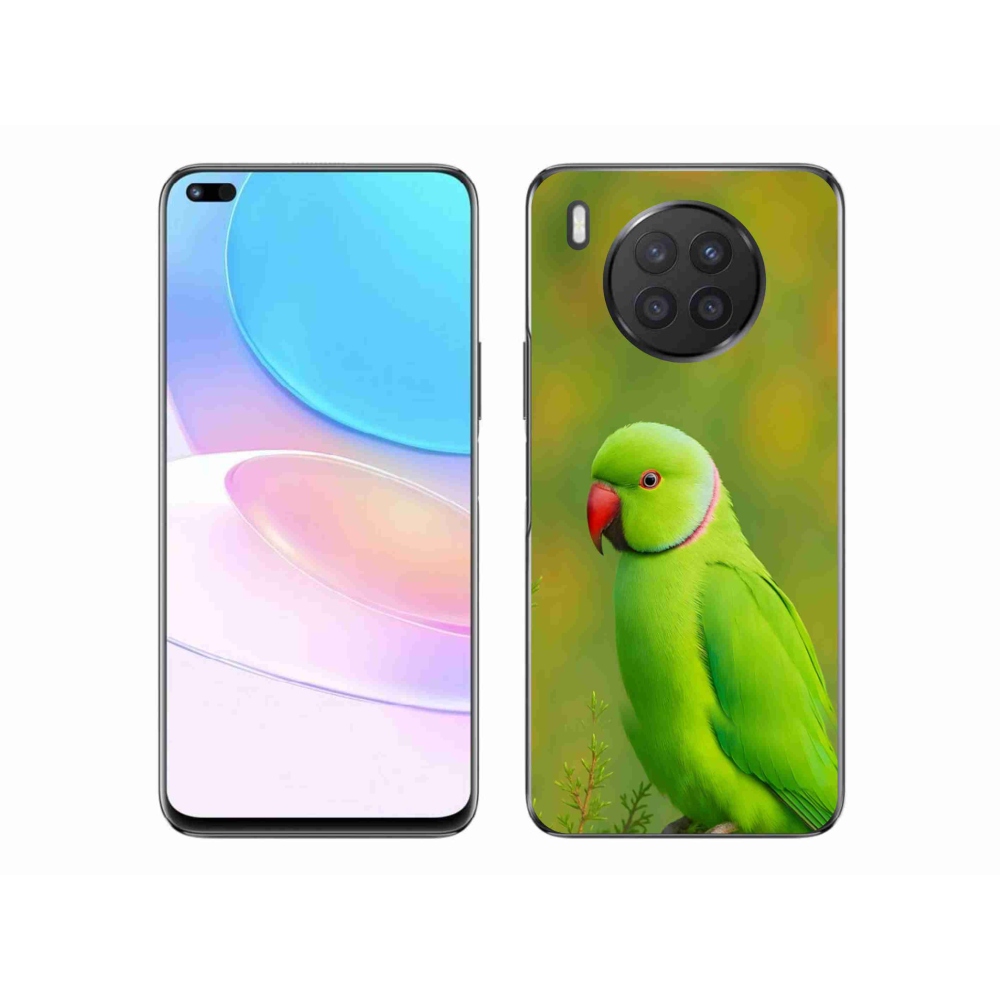 Gelový kryt mmCase na Honor 50 Lite - papoušek alexandr 2