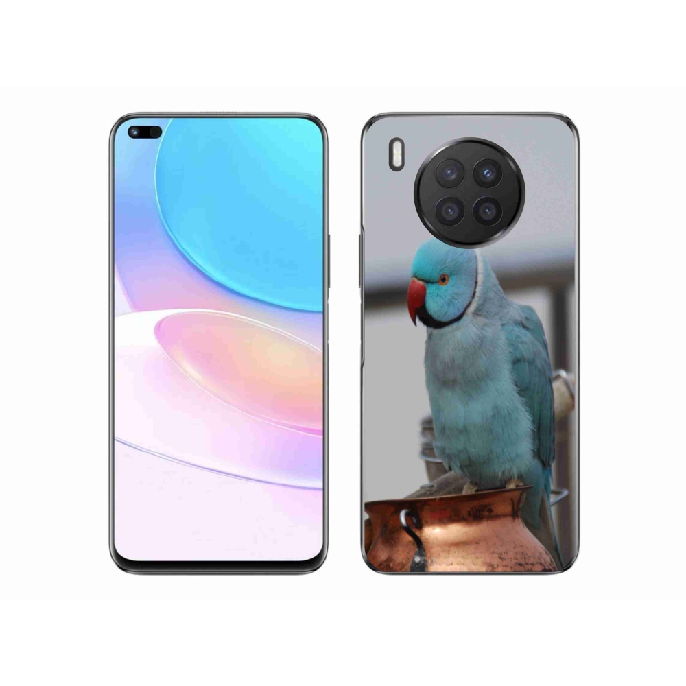 Gelový kryt mmCase na Honor 50 Lite - papoušek alexandr modrý