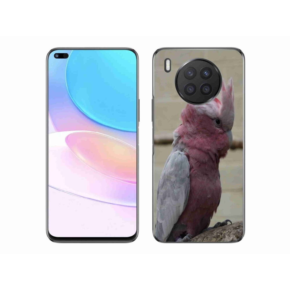 Gelový kryt mmCase na Honor 50 Lite - papoušek kakadu růžový
