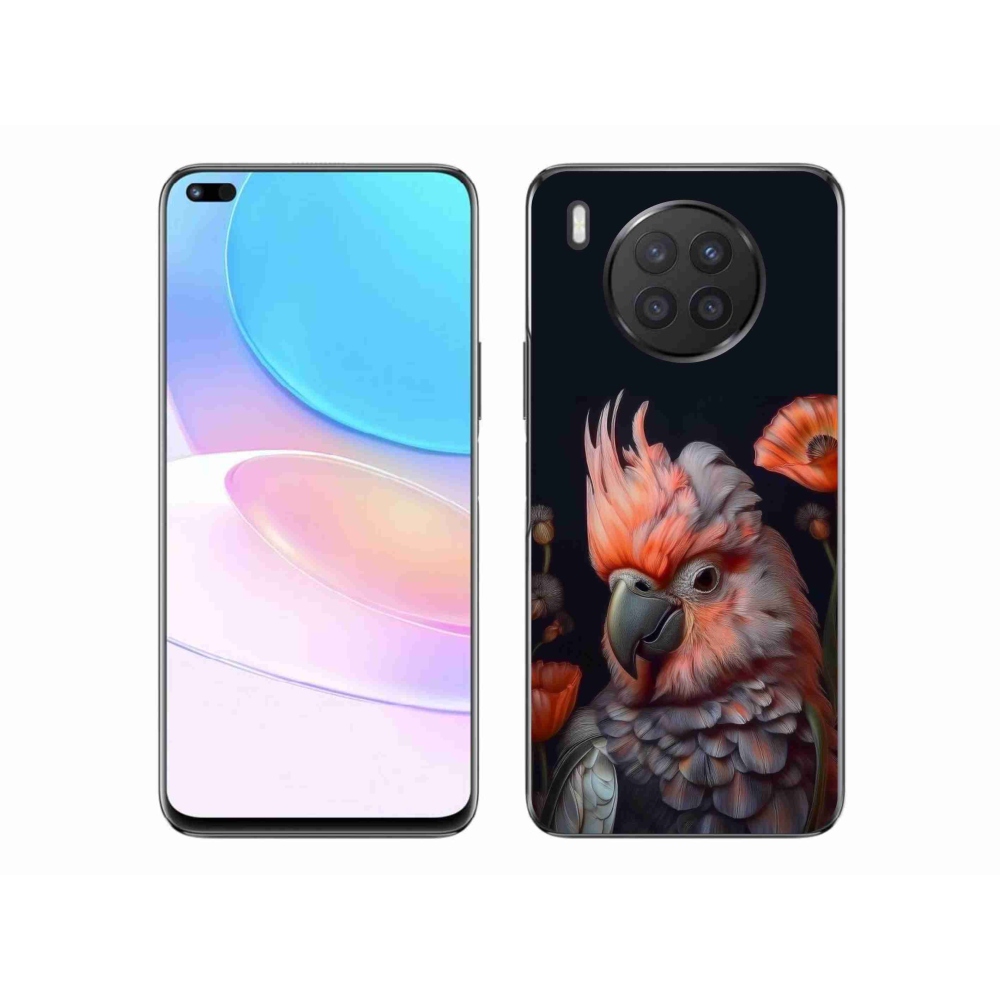 Gelový kryt mmCase na Honor 50 Lite - papoušek kakadu v barvách