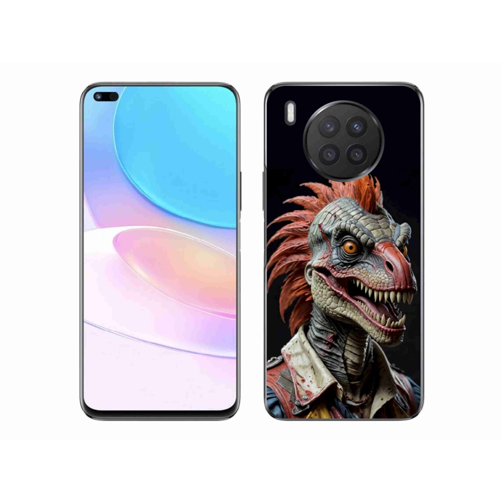 Gelový kryt mmCase na Honor 50 Lite - punk dinosaurus
