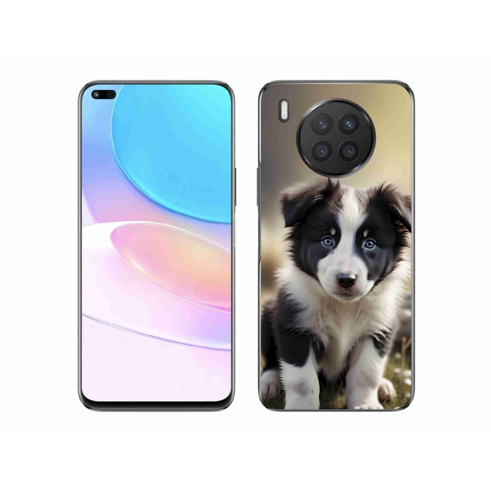 Gelový kryt mmCase na Honor 50 Lite - roztomilá border kolie