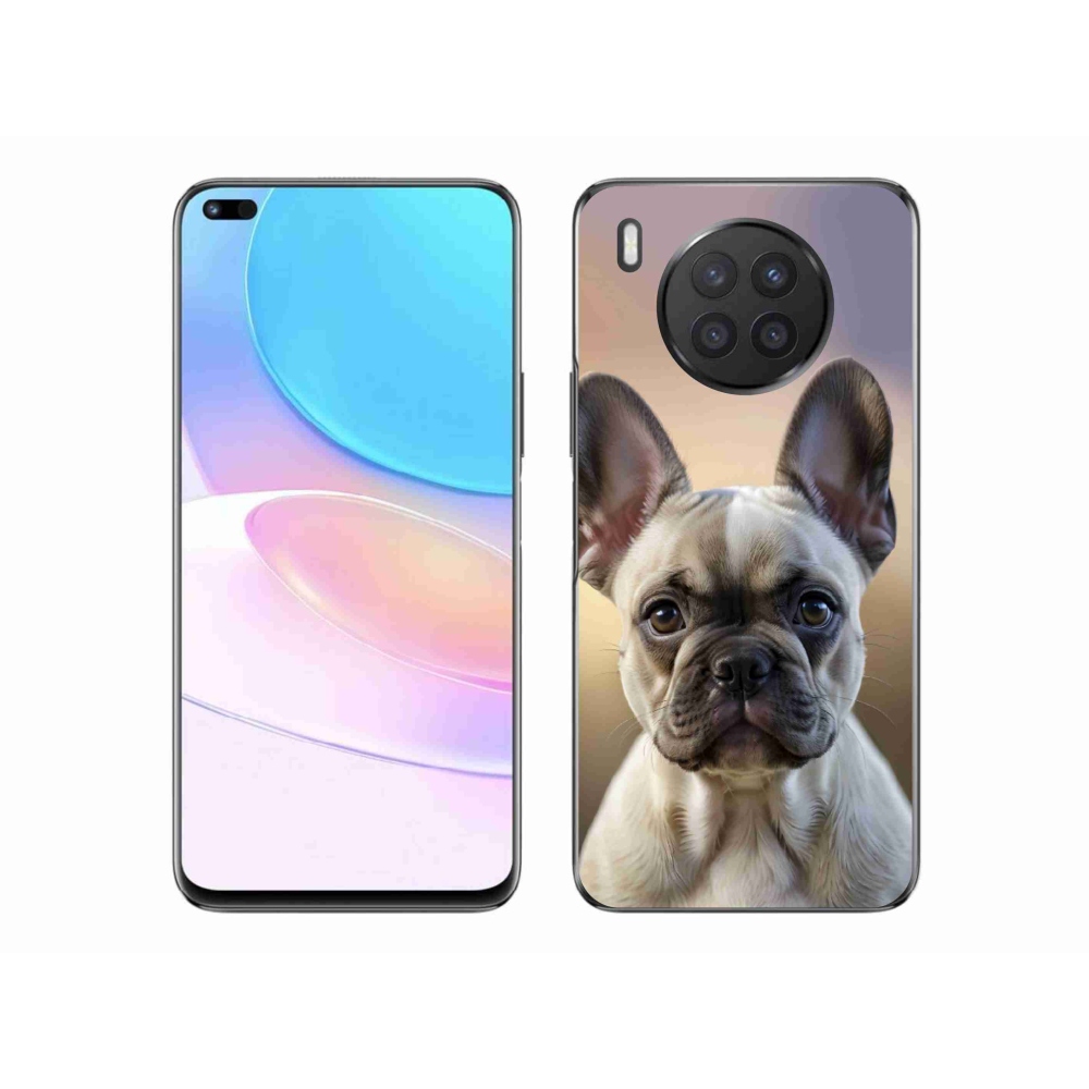 Gelový kryt mmCase na Honor 50 Lite - roztomilý francouzský buldoček