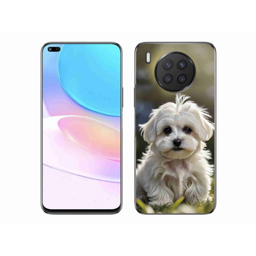 Gelový kryt mmCase na Honor 50 Lite - roztomilý maltézský psík