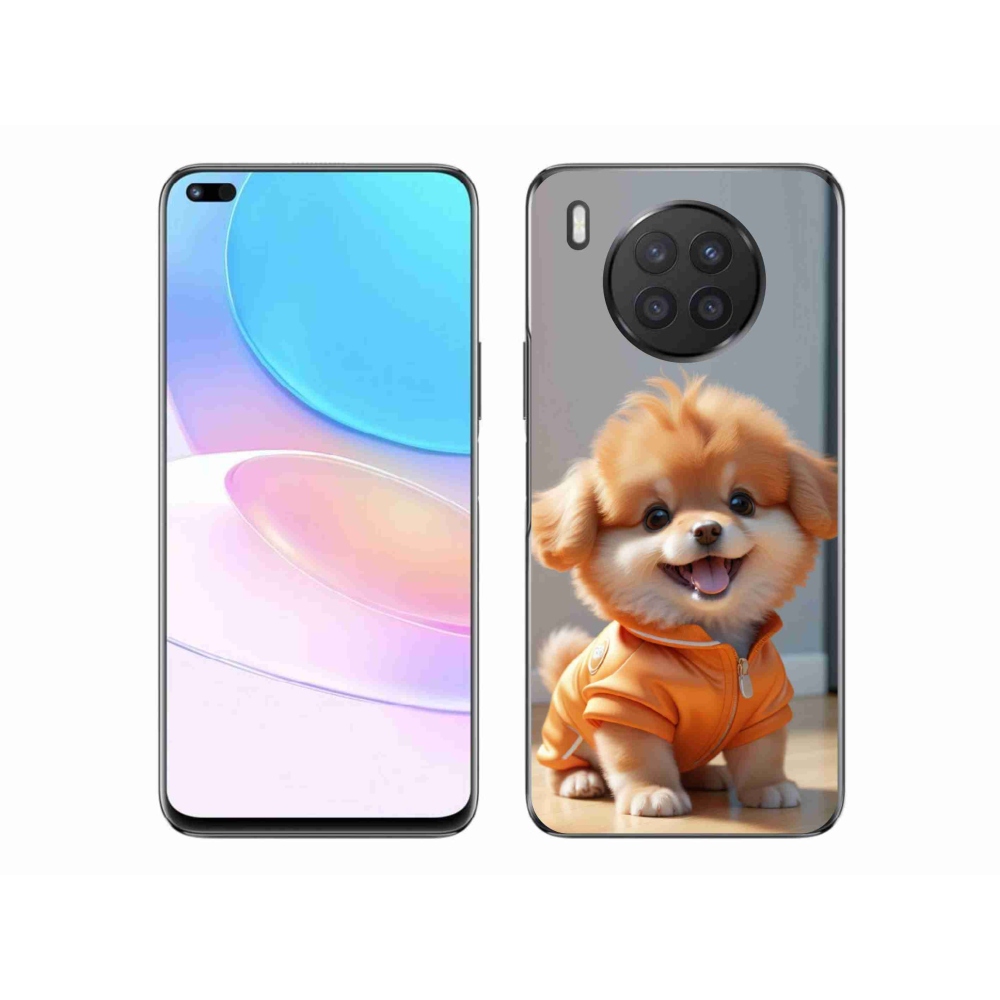 Gelový kryt mmCase na Honor 50 Lite - roztomilý pomeranian v mikině