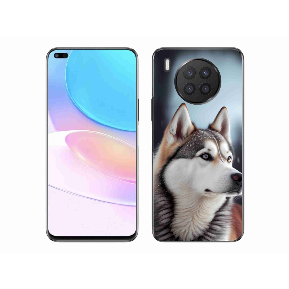 Gelový kryt mmCase na Honor 50 Lite - sibiřský husky