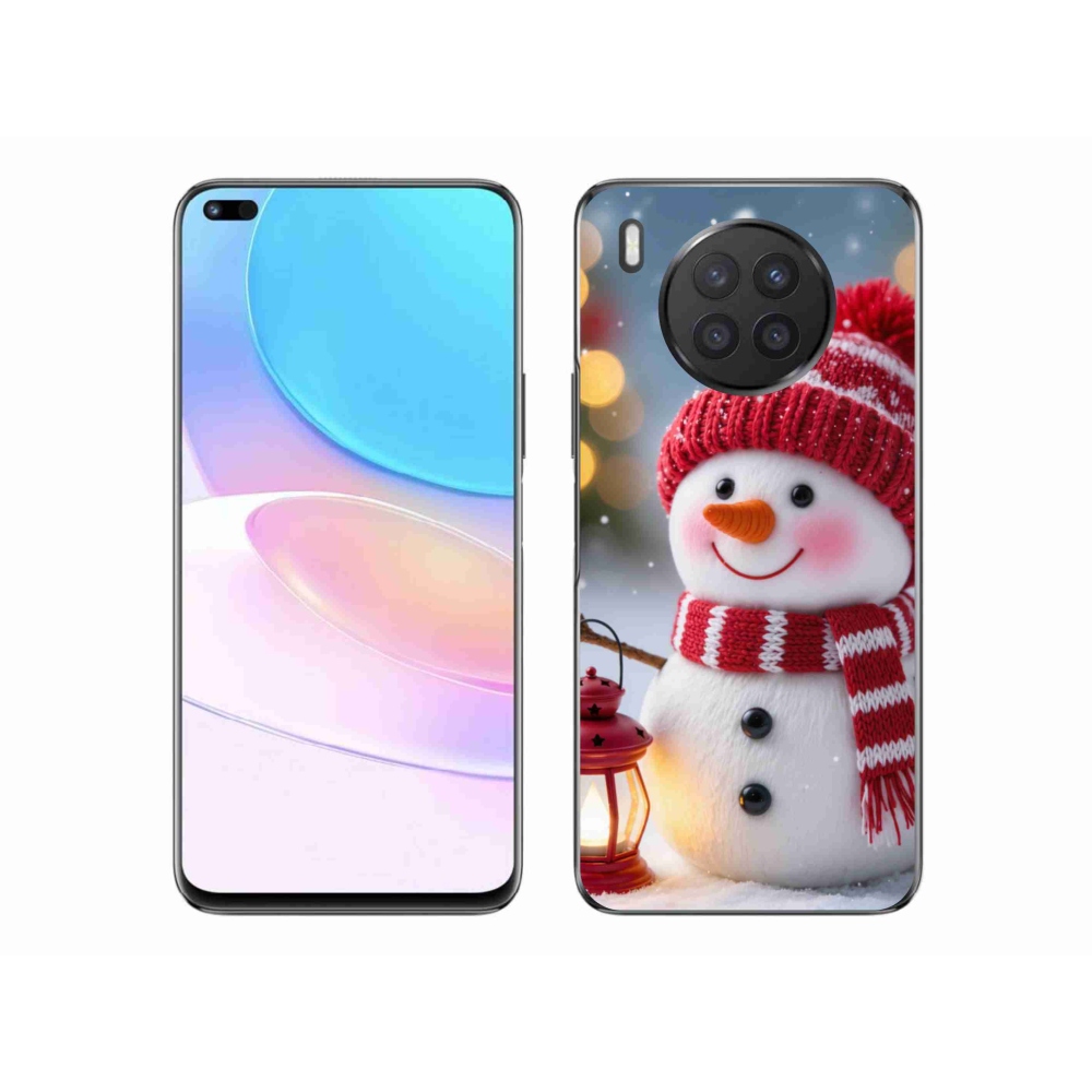 Gelový kryt mmCase na Honor 50 Lite - sněhulák 2