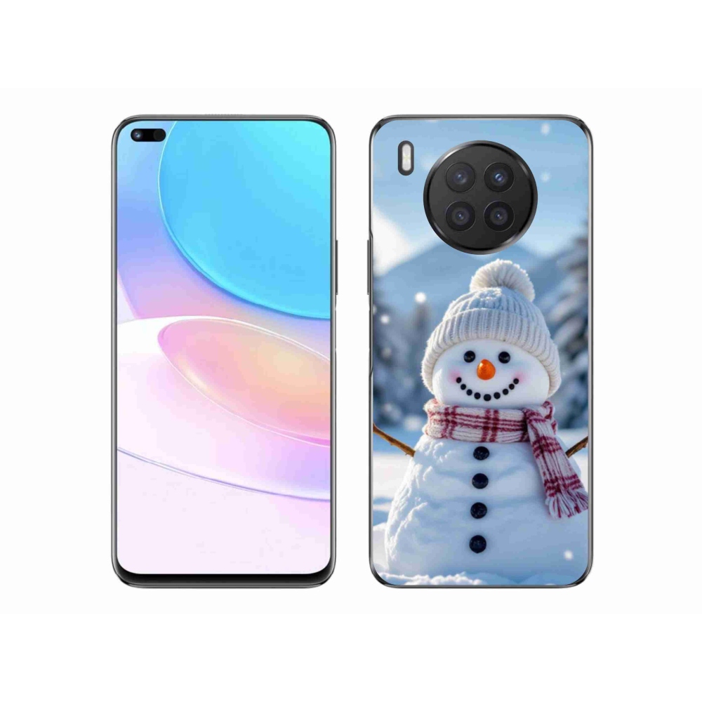Gelový kryt mmCase na Honor 50 Lite - sněhulák 3