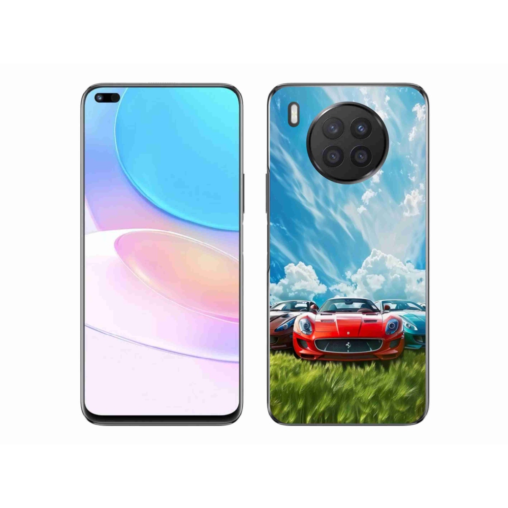 Gelový kryt mmCase na Honor 50 Lite - sportovní vozy