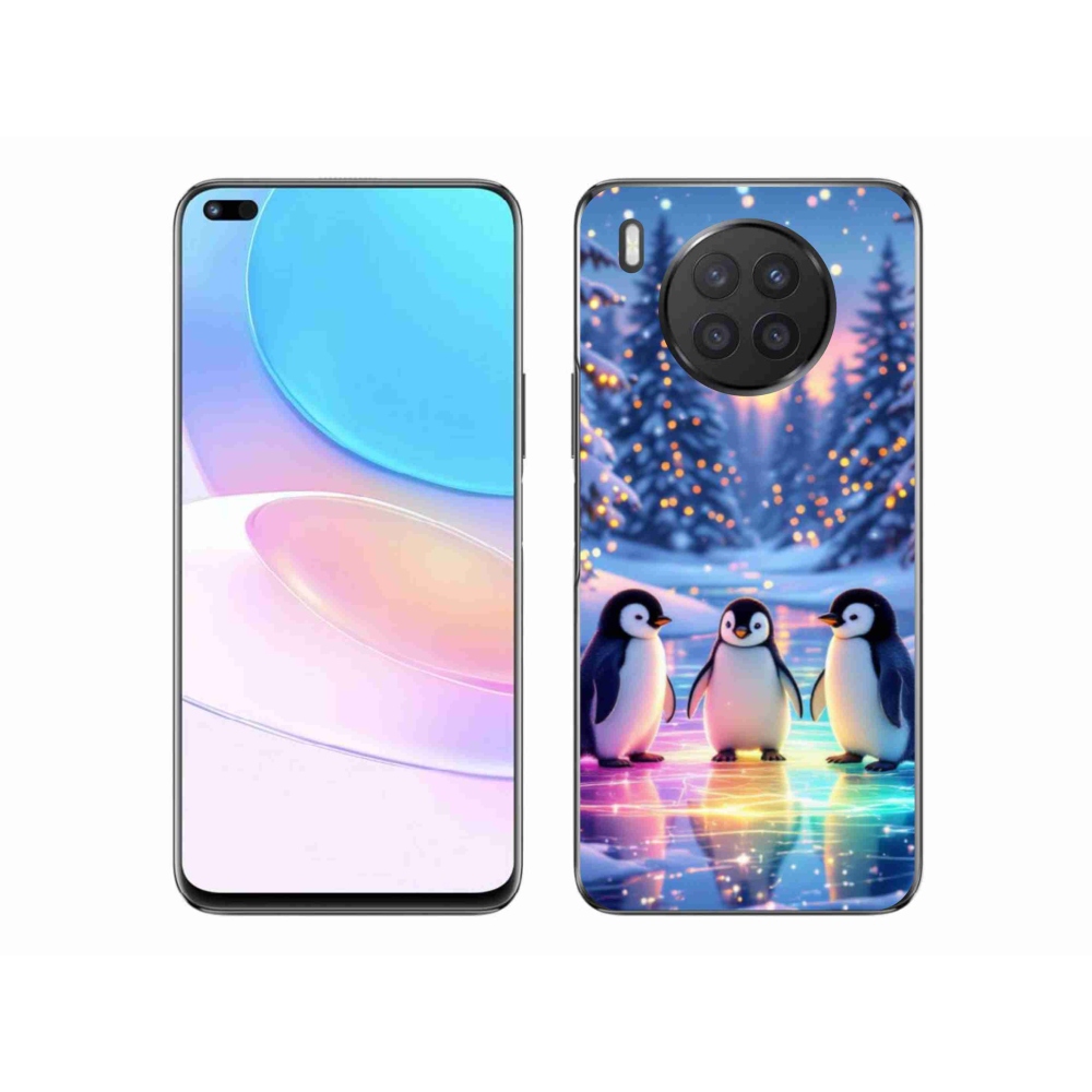 Gelový kryt mmCase na Honor 50 Lite - tučnáci