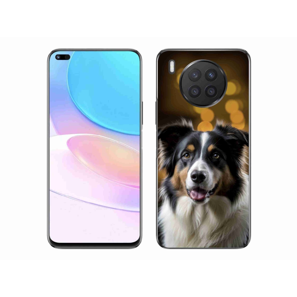 Gelový kryt mmCase na Honor 50 Lite - usměvavý australský ovčák