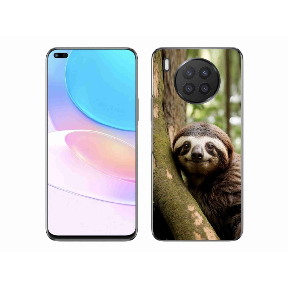 Gelový kryt mmCase na Honor 50 Lite - usměvavý lenochod