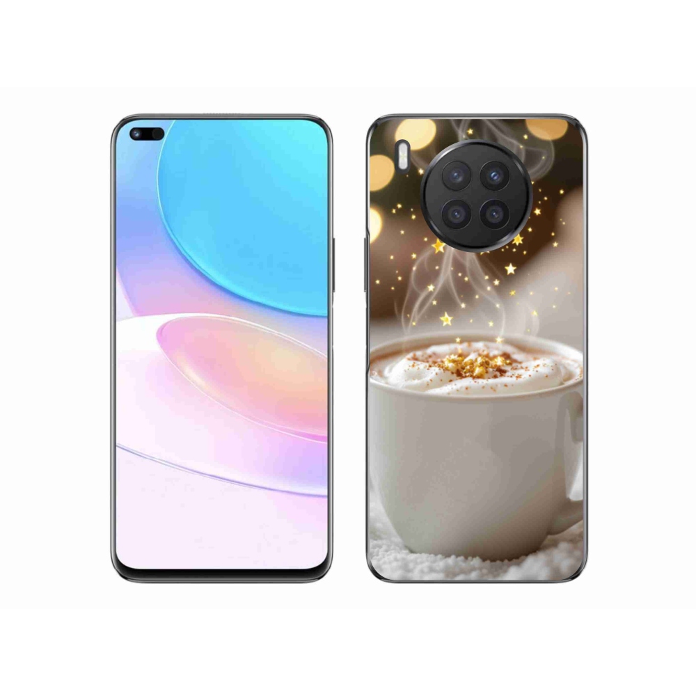 Gelový kryt mmCase na Honor 50 Lite - vánoční horký nápoj