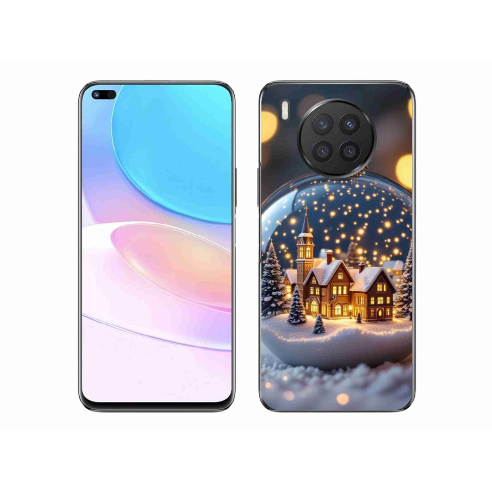 Gelový kryt mmCase na Honor 50 Lite - vánoční koule 4