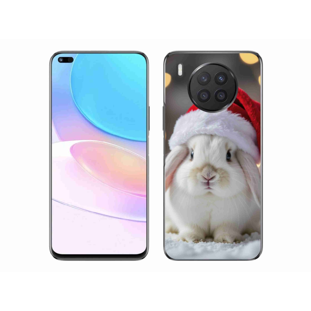 Gelový kryt mmCase na Honor 50 Lite - vánoční králík