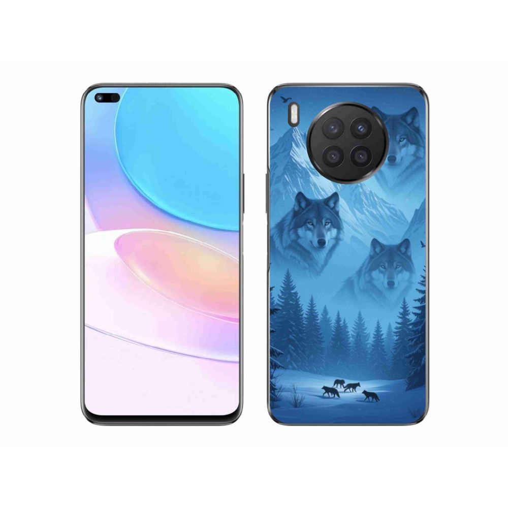 Gelový kryt mmCase na Honor 50 Lite - vlčí smečka
