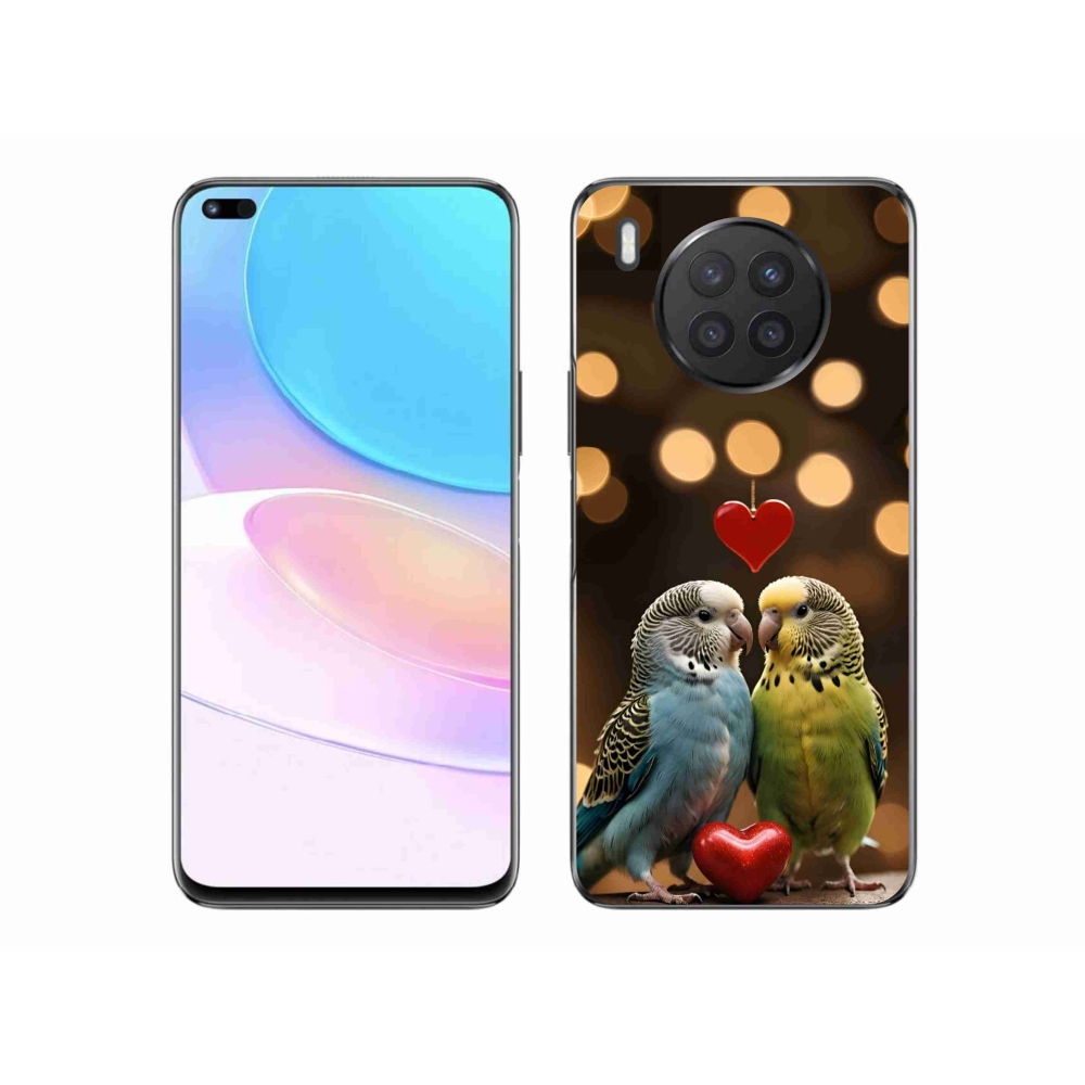 Gelový kryt mmCase na Honor 50 Lite - zamilovaní papoušci