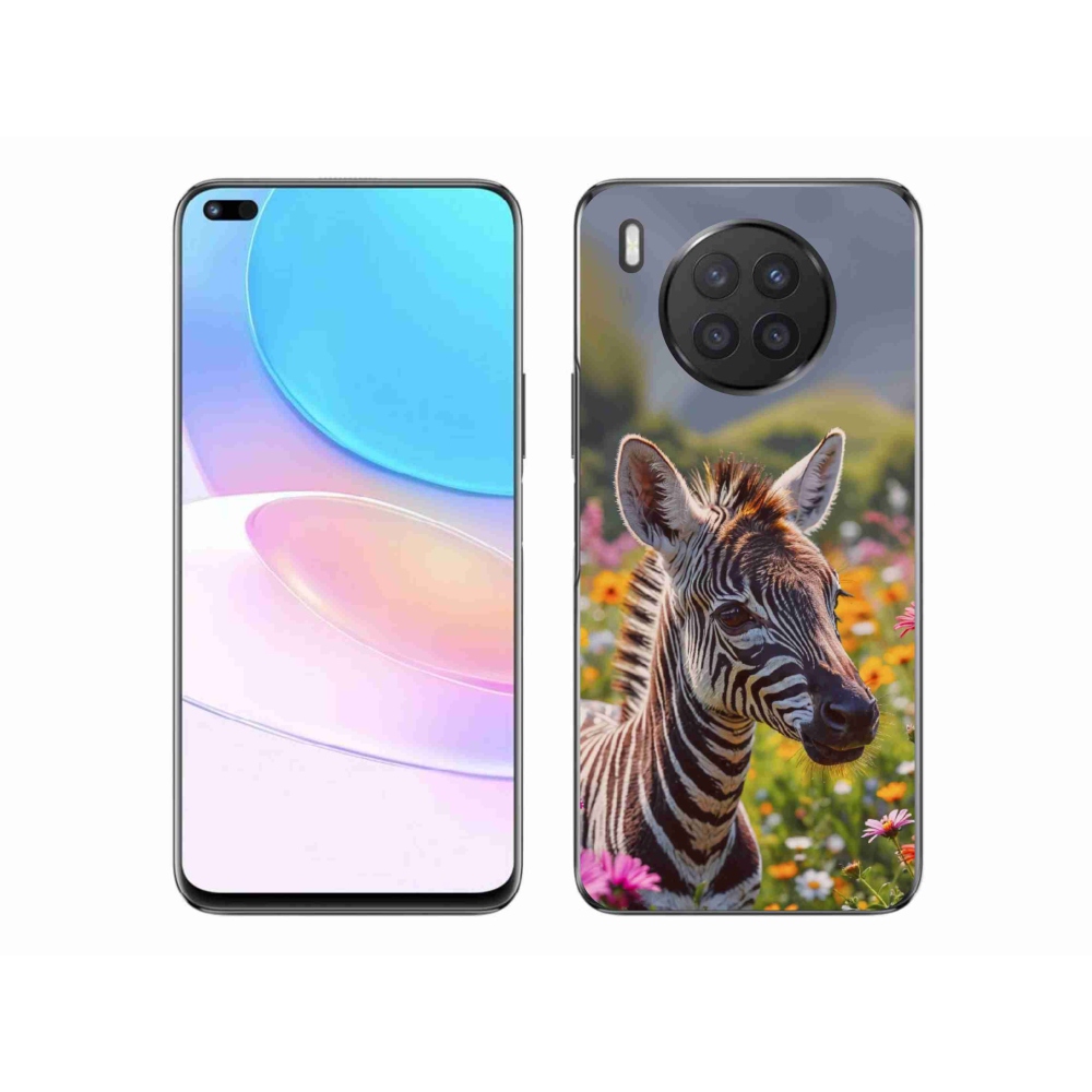 Gelový kryt mmCase na Honor 50 Lite - zebra na louce