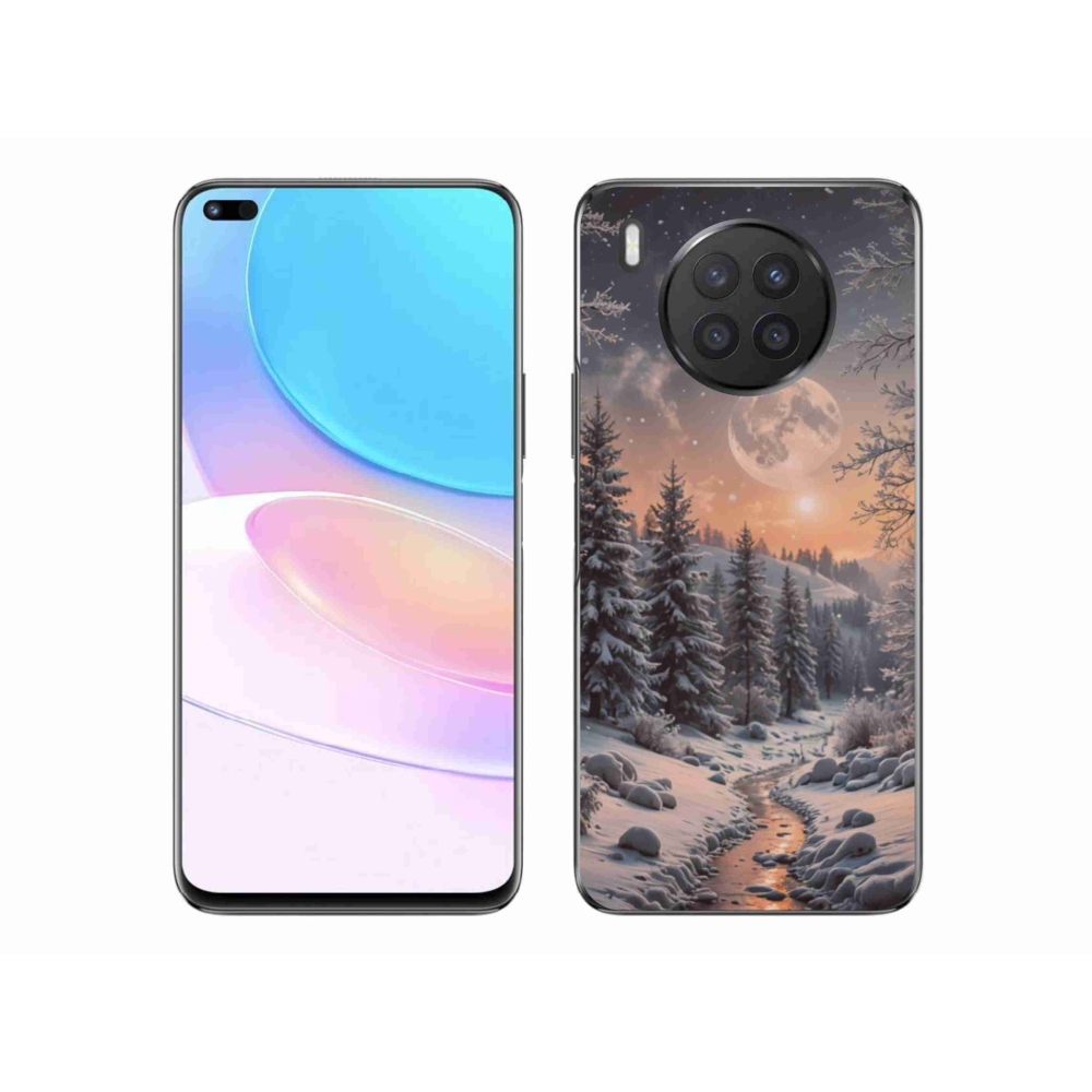 Gelový kryt mmCase na Honor 50 Lite - zimní krajina 2