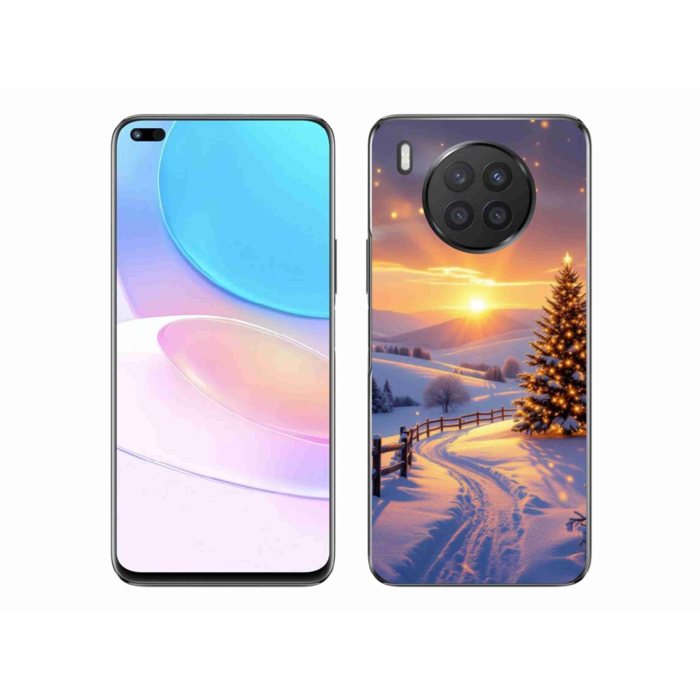 Gelový kryt mmCase na Honor 50 Lite - zimní krajina