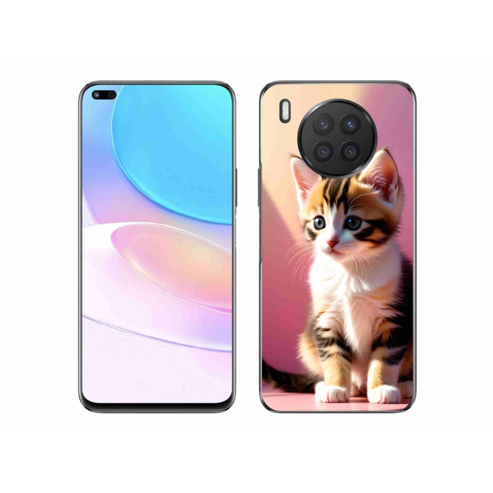 Gelový kryt mmCase na Honor 50 Lite - zvědavé kotě 2