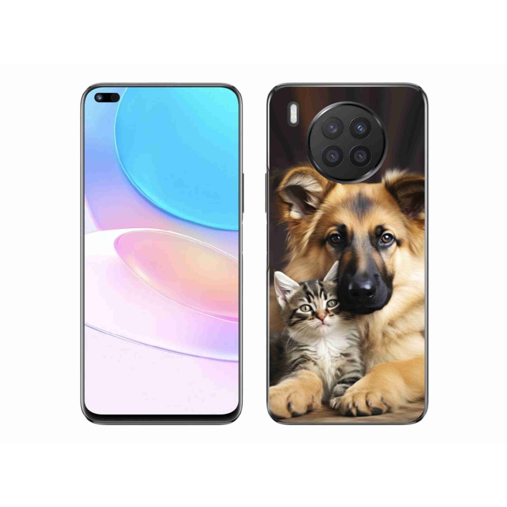 Gelový kryt mmCase na Honor 50 Lite - zvířecí přátelství