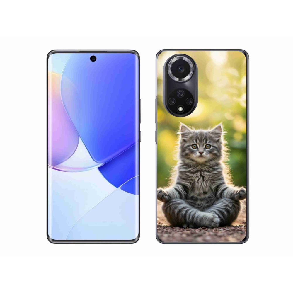 Gelový kryt mmCase na Honor 50 - meditující kotě