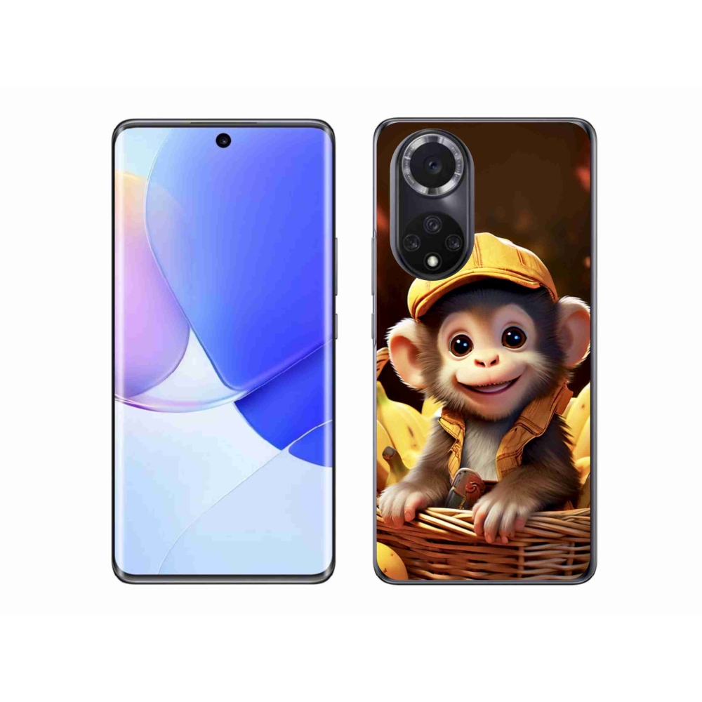 Gelový kryt mmCase na Honor 50 - opice v košíku