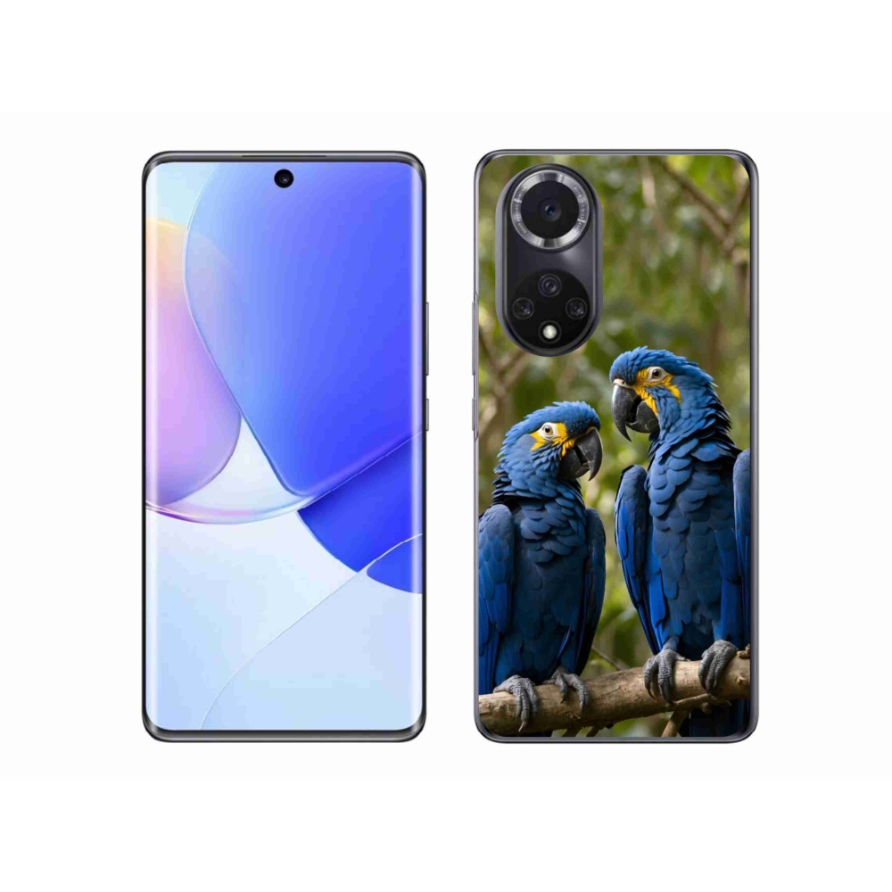Gelový kryt mmCase na Honor 50 - papouščí duo