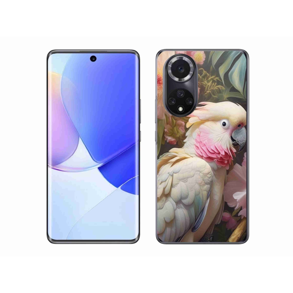 Gelový kryt mmCase na Honor 50 - papoušek kakadu růžový 2