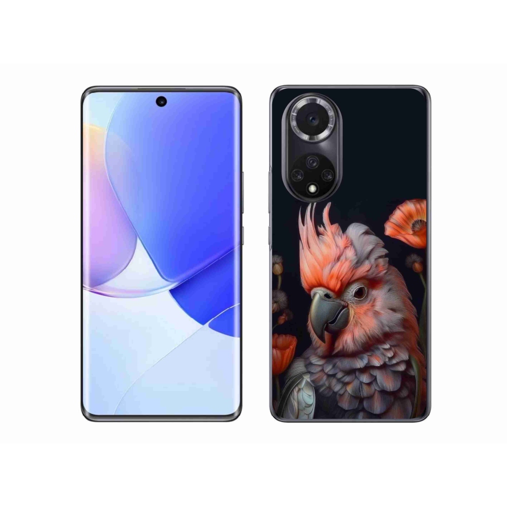 Gelový kryt mmCase na Honor 50 - papoušek kakadu v barvách