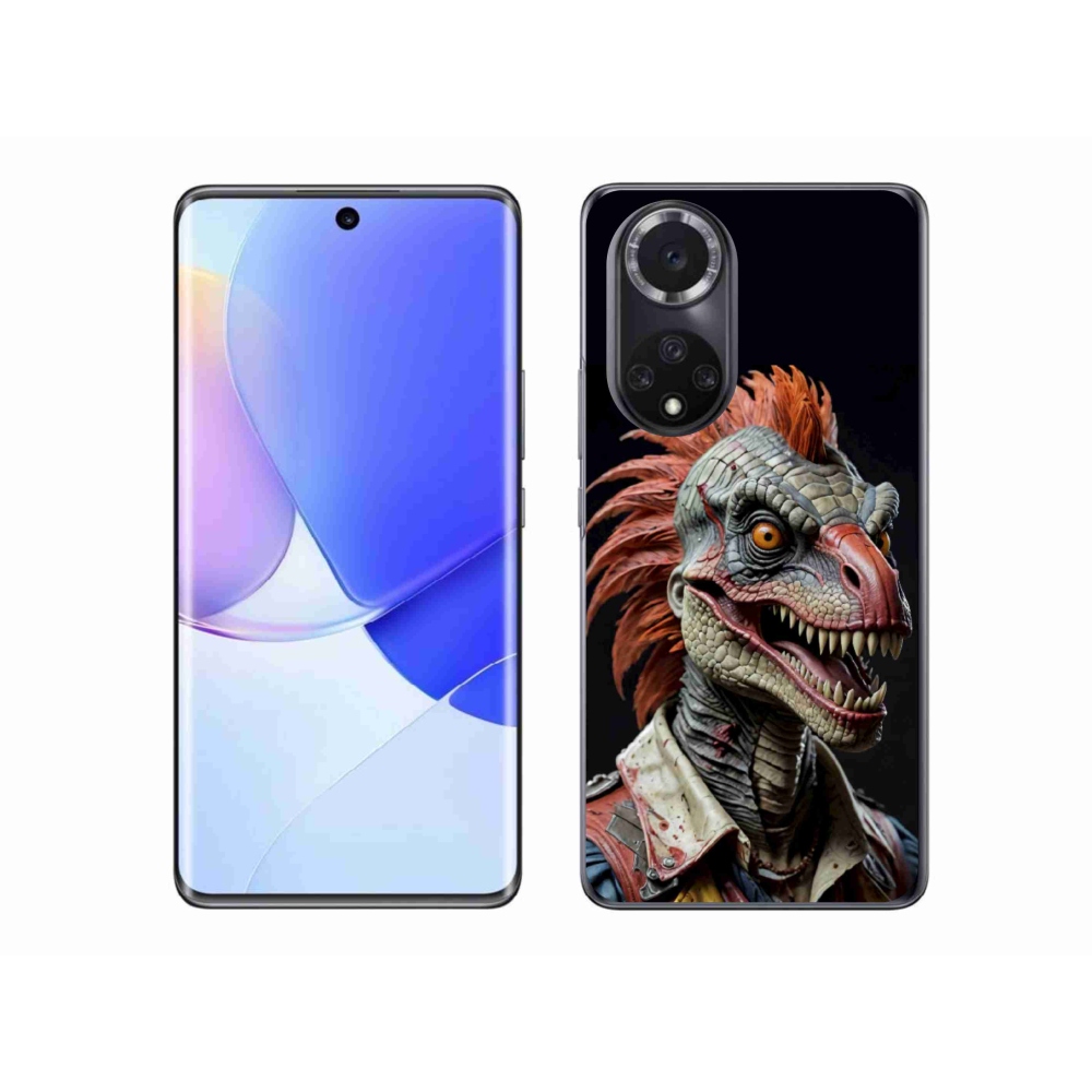 Gelový kryt mmCase na Honor 50 - punk dinosaurus