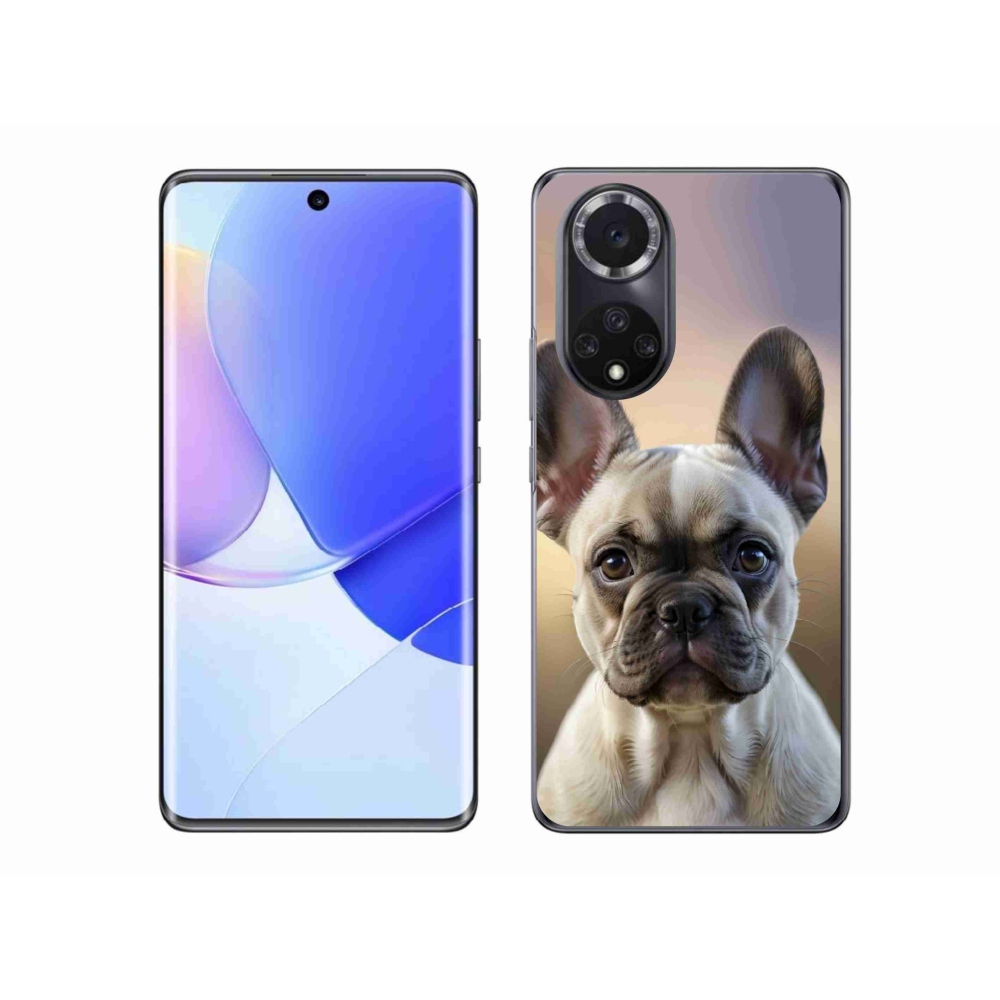 Gelový kryt mmCase na Honor 50 - roztomilý francouzský buldoček