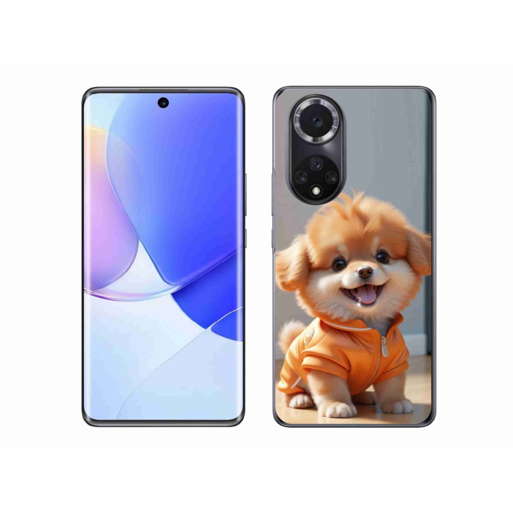 Gelový kryt mmCase na Honor 50 - roztomilý pomeranian v mikině